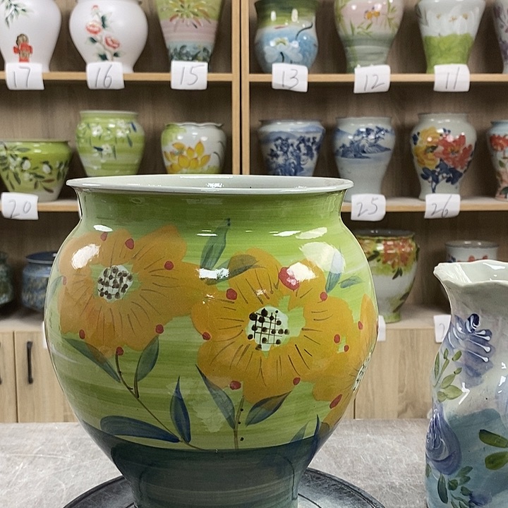 缸42zp景德镇陶瓷花盆