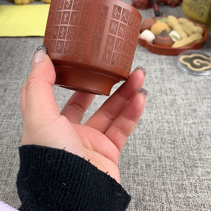 紫砂茶杯高端主人杯