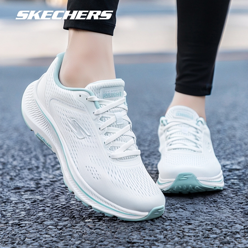 skechers斯凯奇跑步鞋女鞋2025新款户外跑步训练运动鞋时尚休闲鞋