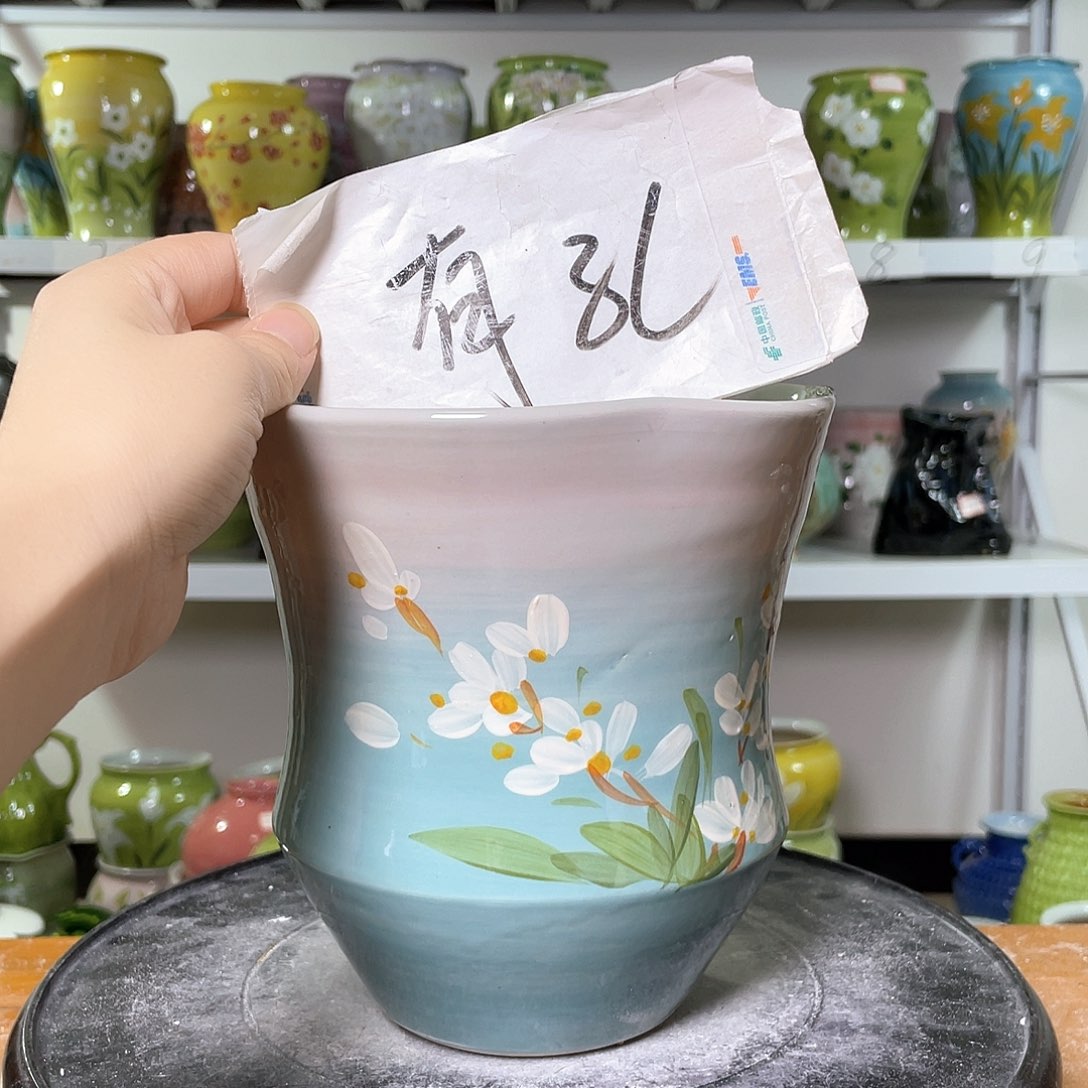 景德镇陶瓷花盆花器暇258