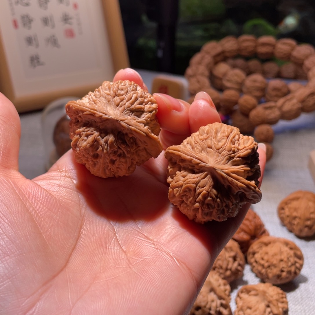 桃核把件K*?全品龙洞峪