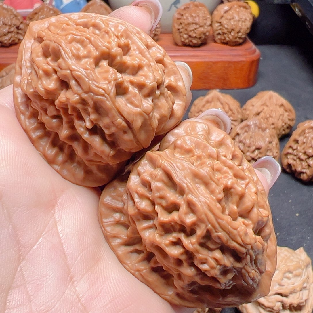 文玩核桃把件鲲鹏手把件