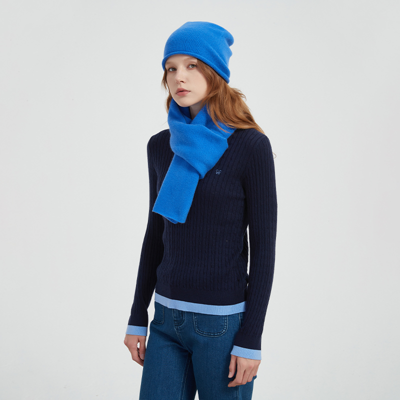 Petit Bari 软糯保暖羊毛针织围巾