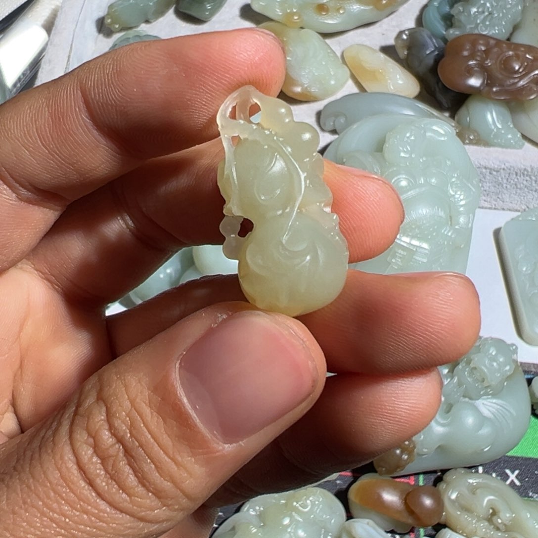 颈饰未镶嵌和田玉春****关