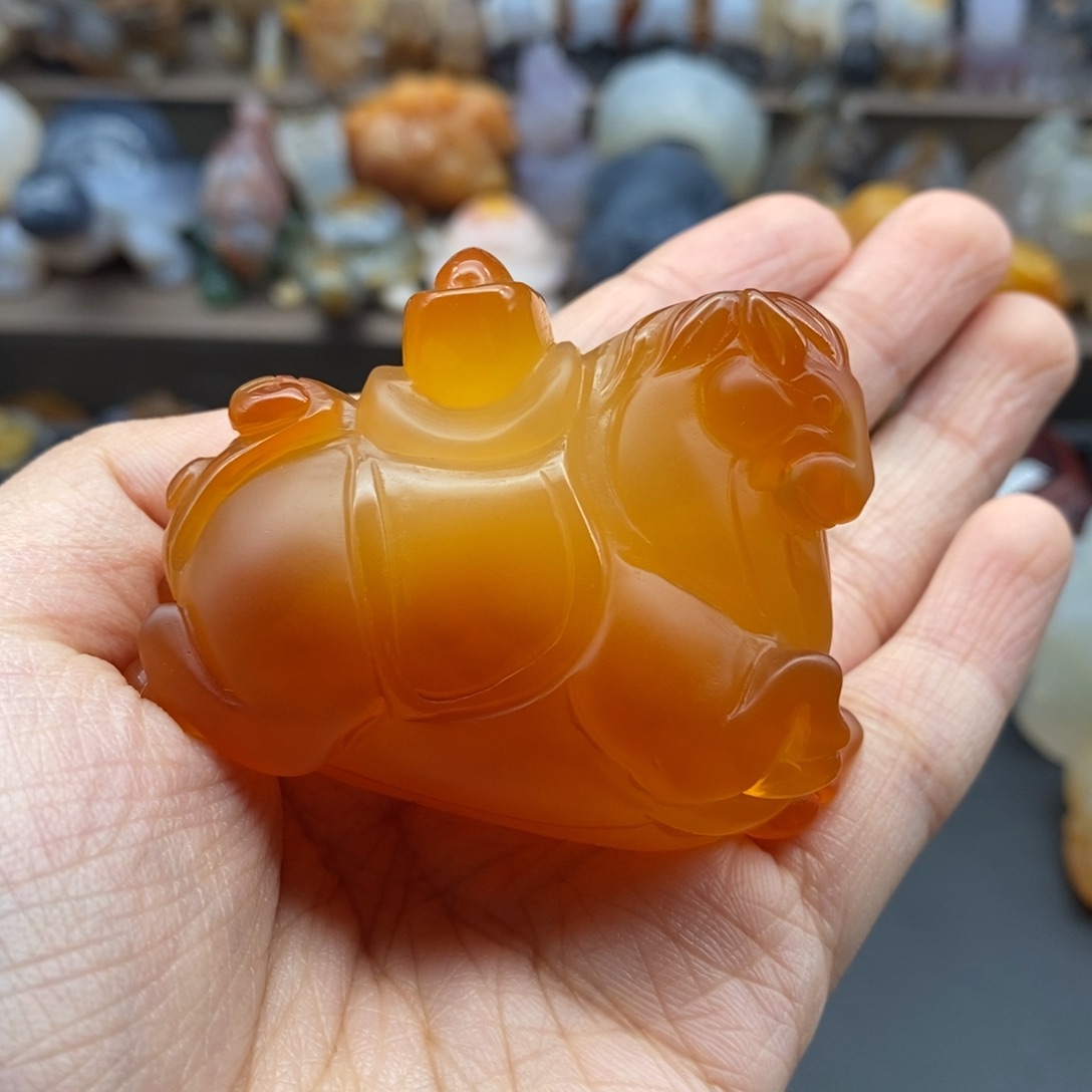 未镶嵌吊坠(不含链)玛瑙/玉髓关****冒