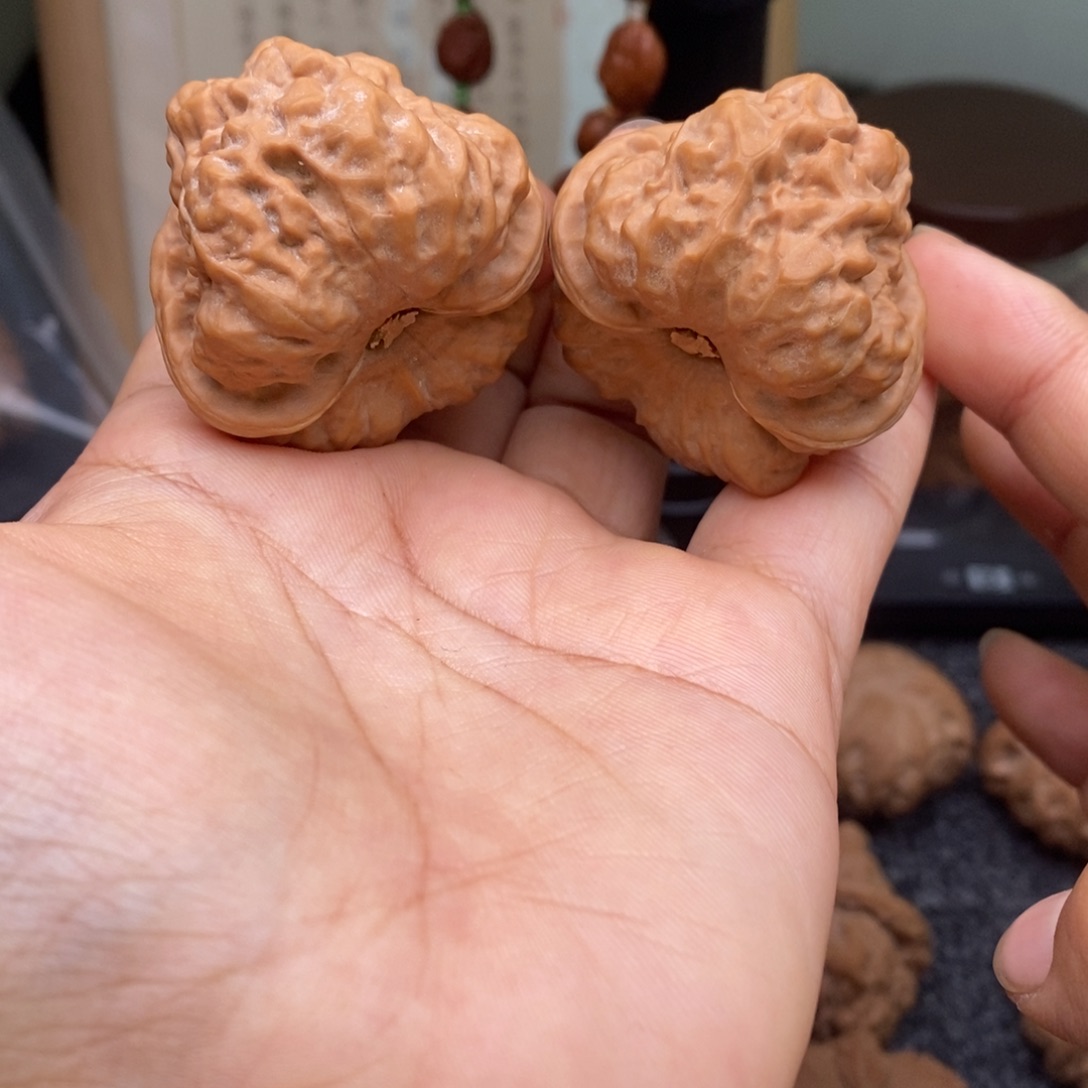 文玩核桃把件40蛤蟆头