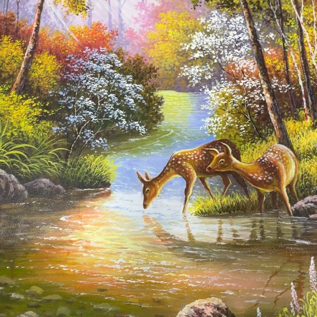 油画我也想要这样的一