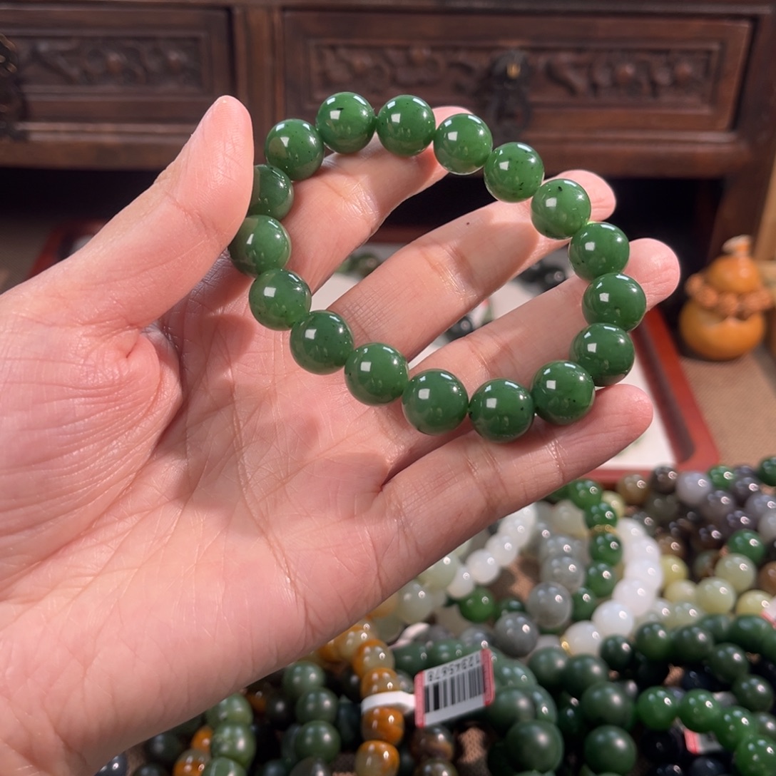 和田玉未镶嵌手链