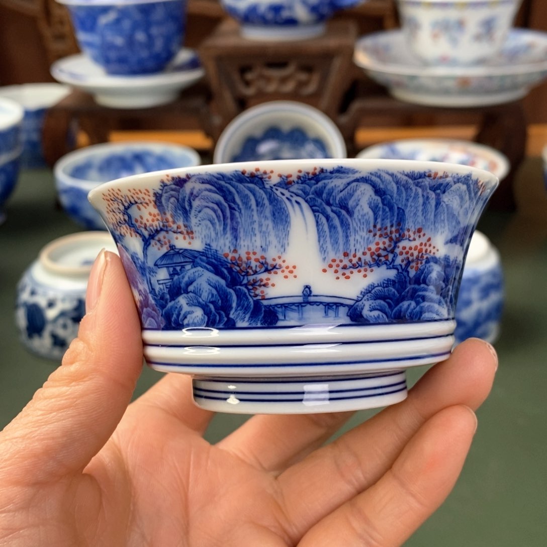 杯景德镇陶瓷手工手绘