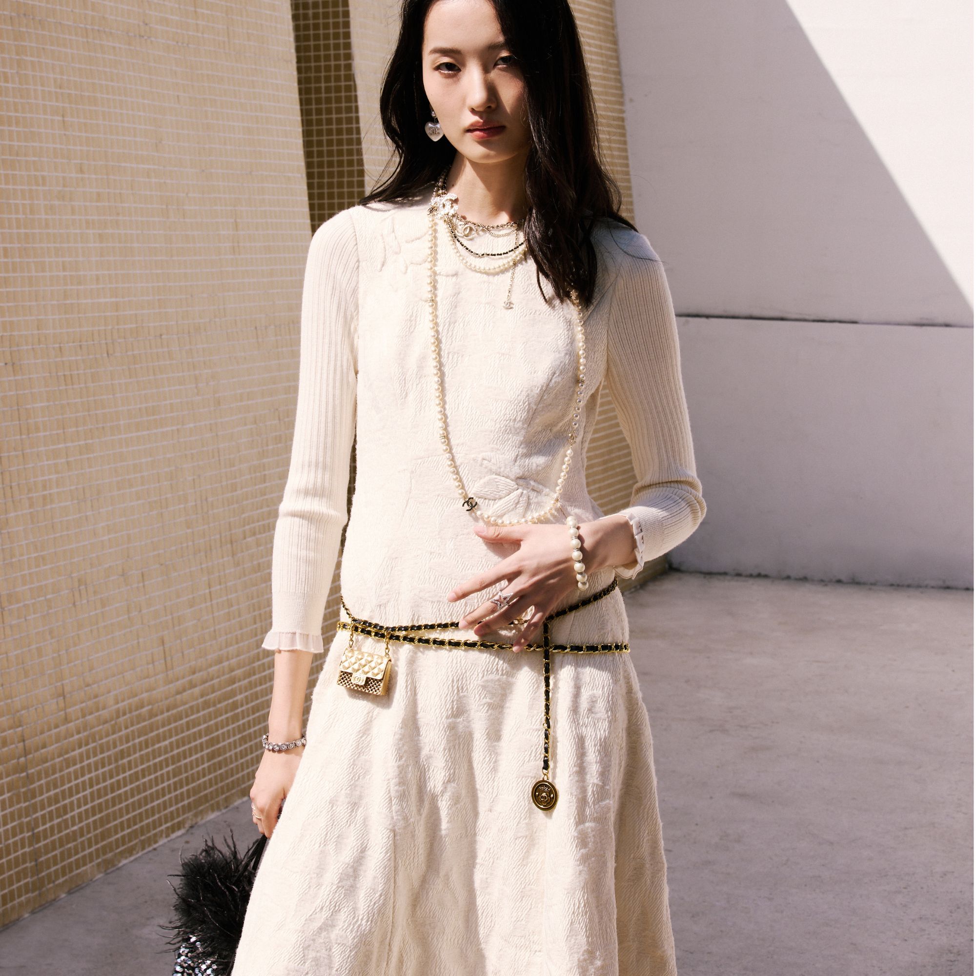 【黎黎姐专属价】她翼春季连衣裙女显瘦气质长袖针织AF3242354167W