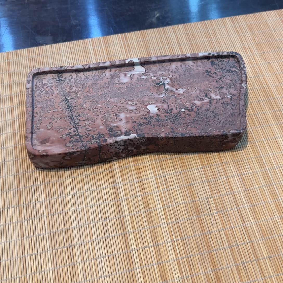天然国画石原石壶承18*8