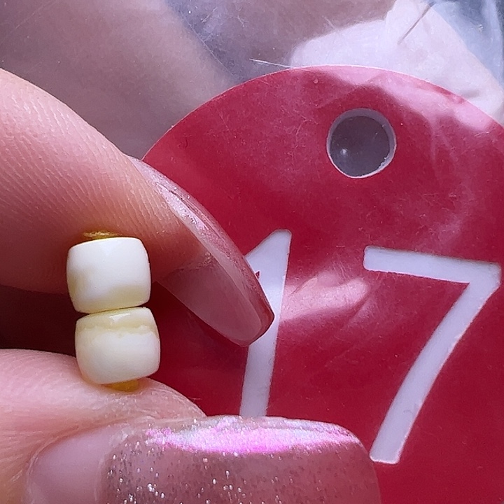 未镶嵌蜜蜡裸石5mm直切