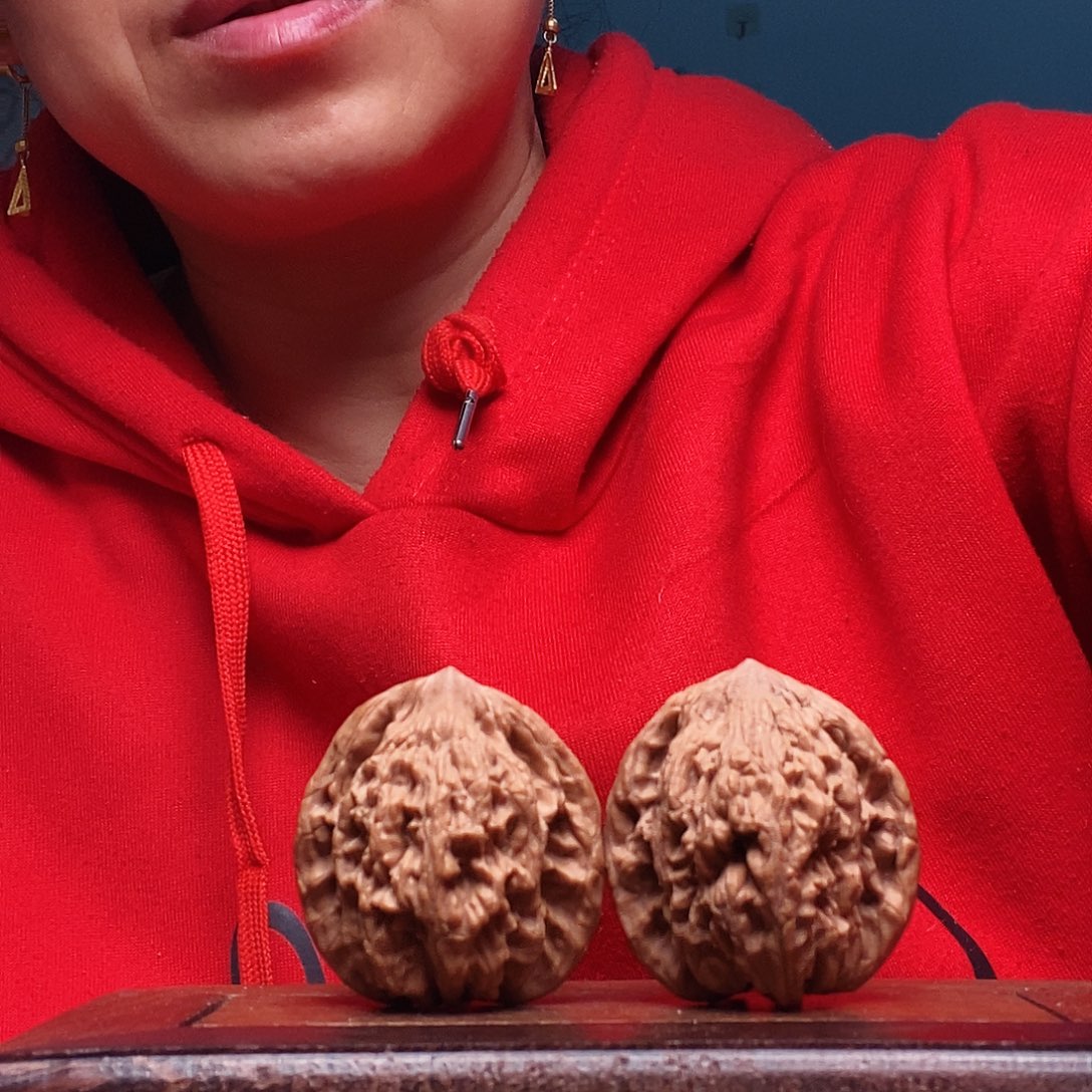 吊坠文玩核桃虎头