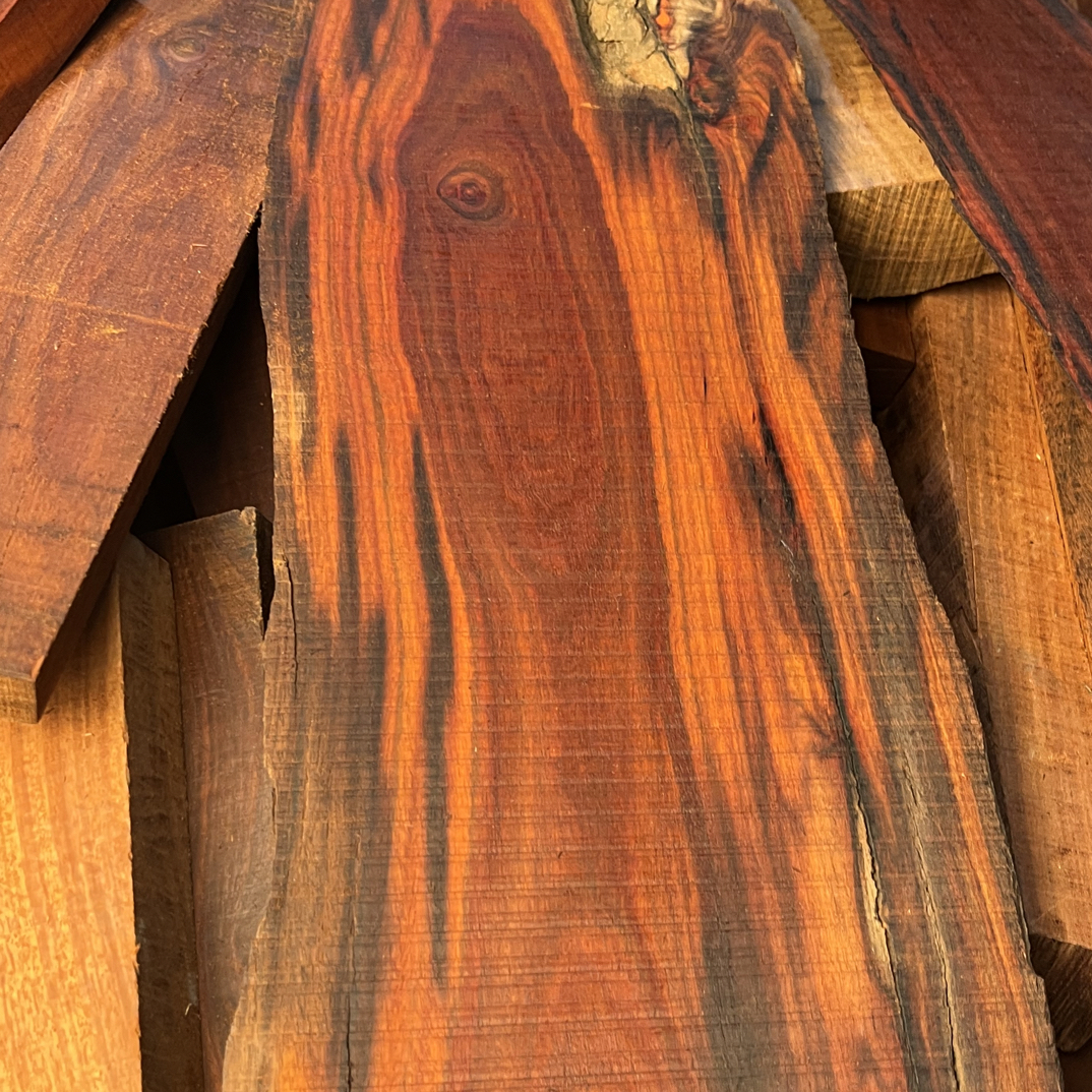 5-37印度小叶紫檀木料原木直发