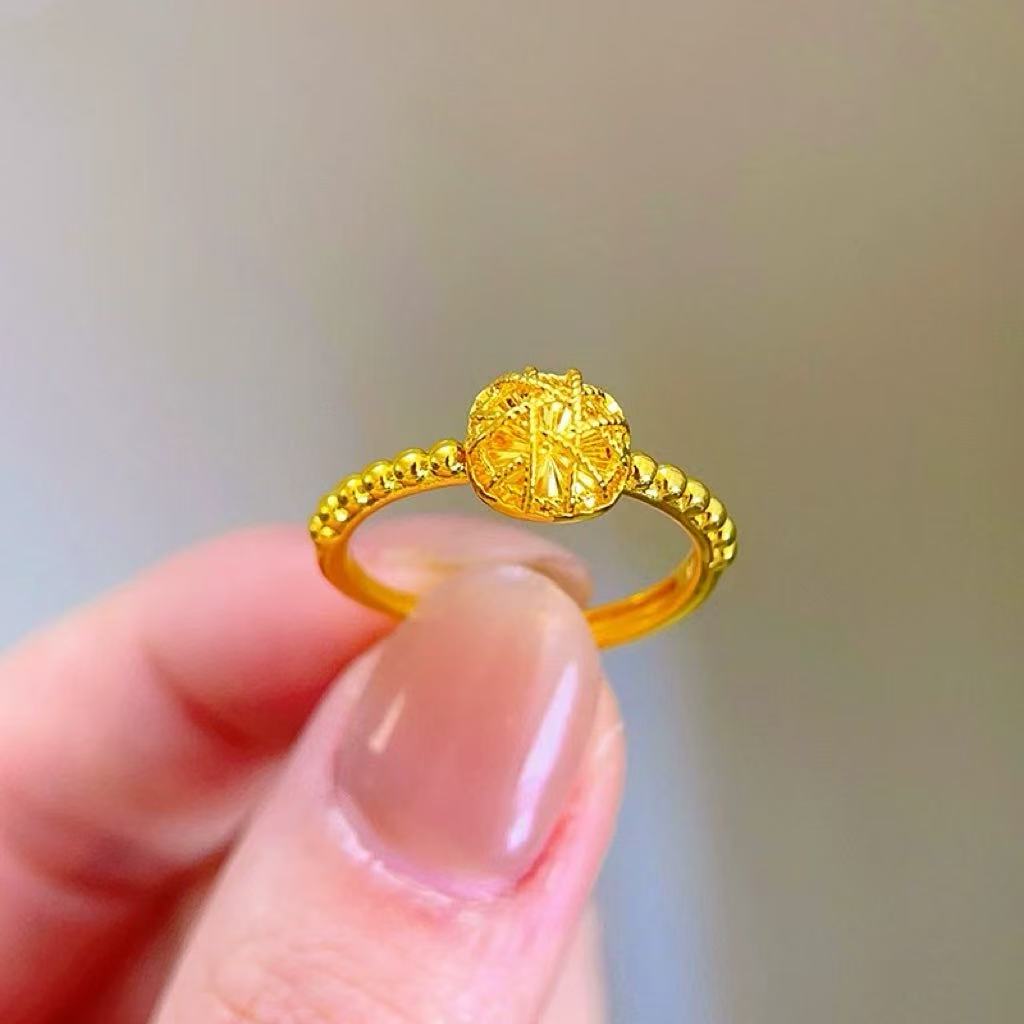 精工高版本开口方糖戒指