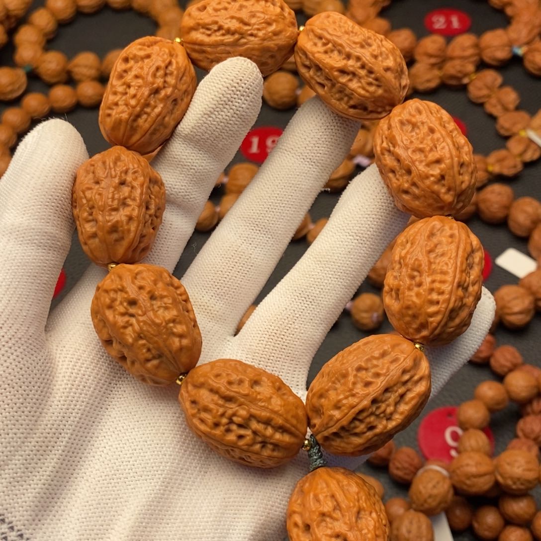 文玩核桃手串23尺大枣