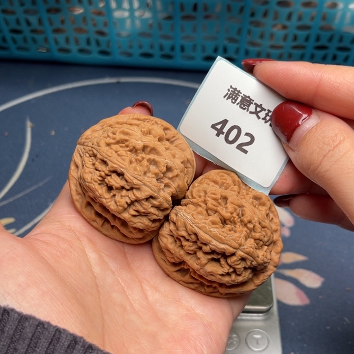 文玩核桃把件粗筋45.402