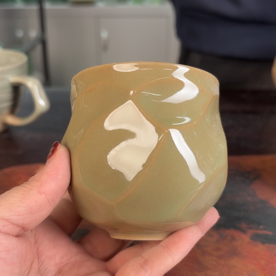 龙泉云间青瓷小米茶器