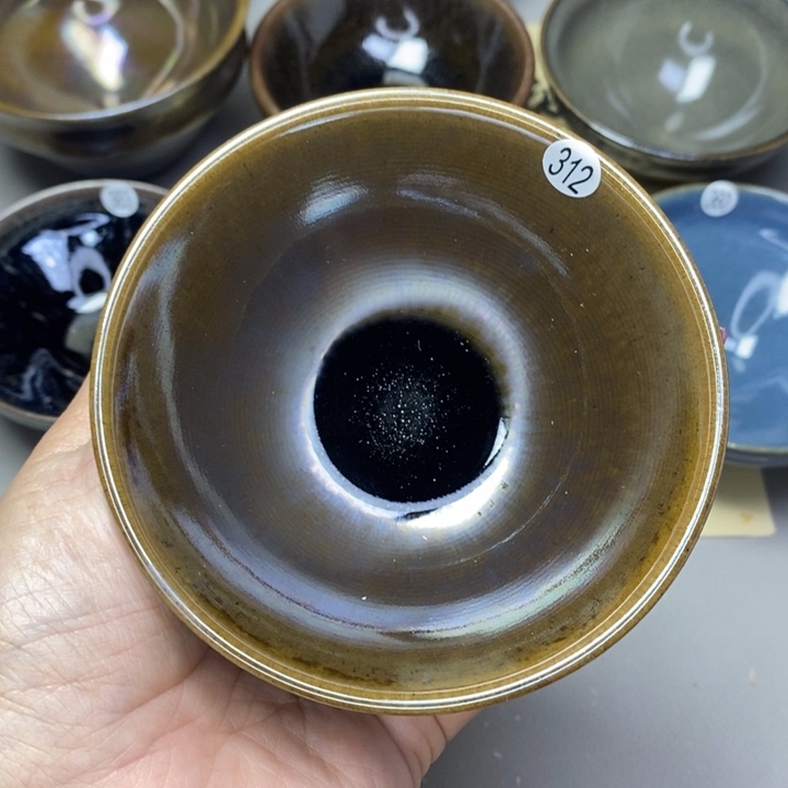 茶盏建窑建盏柴烧主人杯