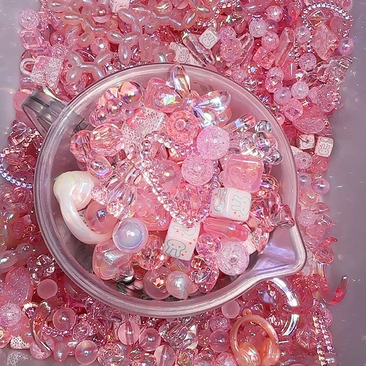 亚克力非金属甜美粉银