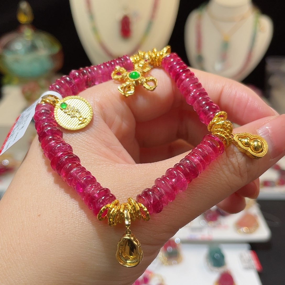 碧玺手链未镶嵌碧玺手链