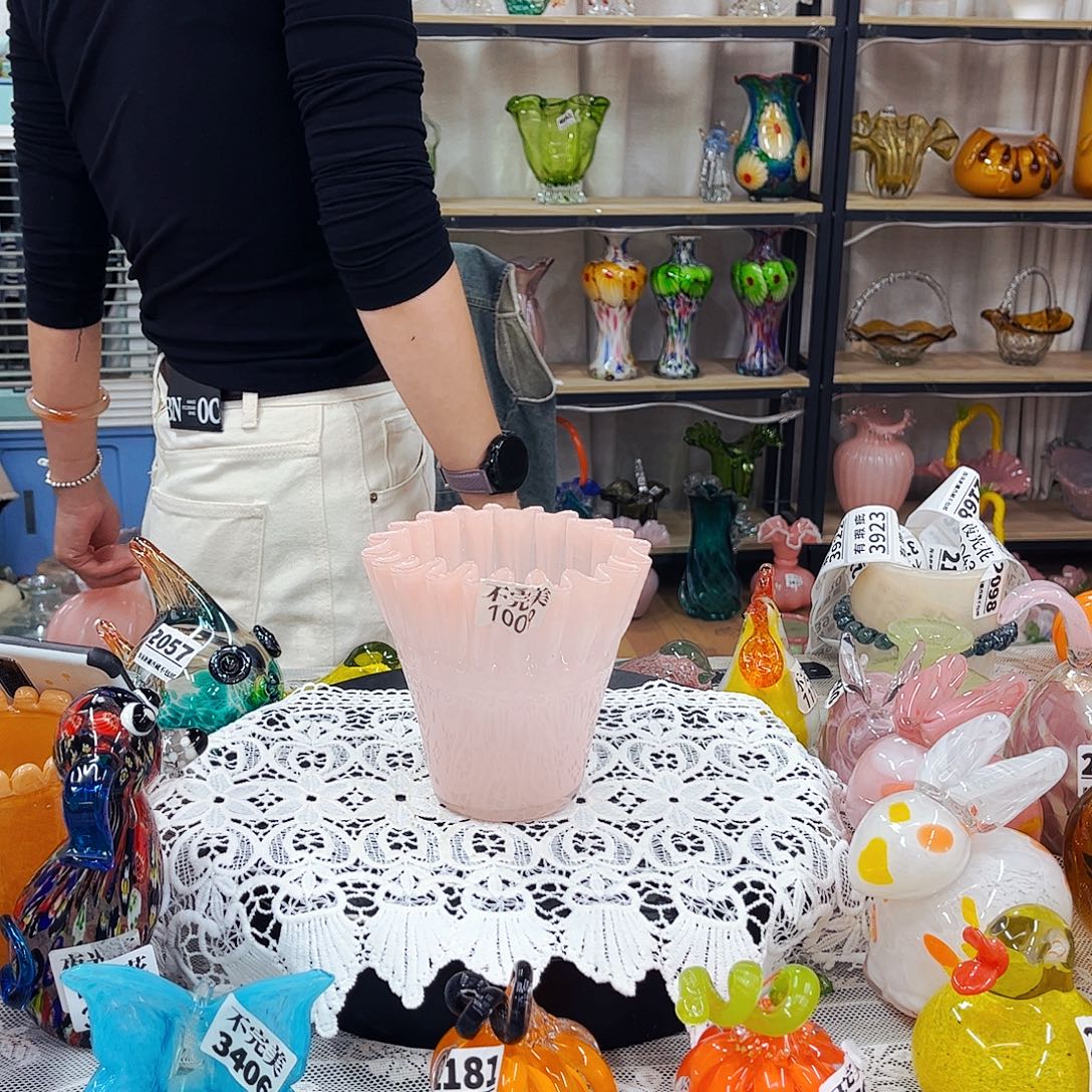 100 家悦美居琉璃花瓶摆件不完美