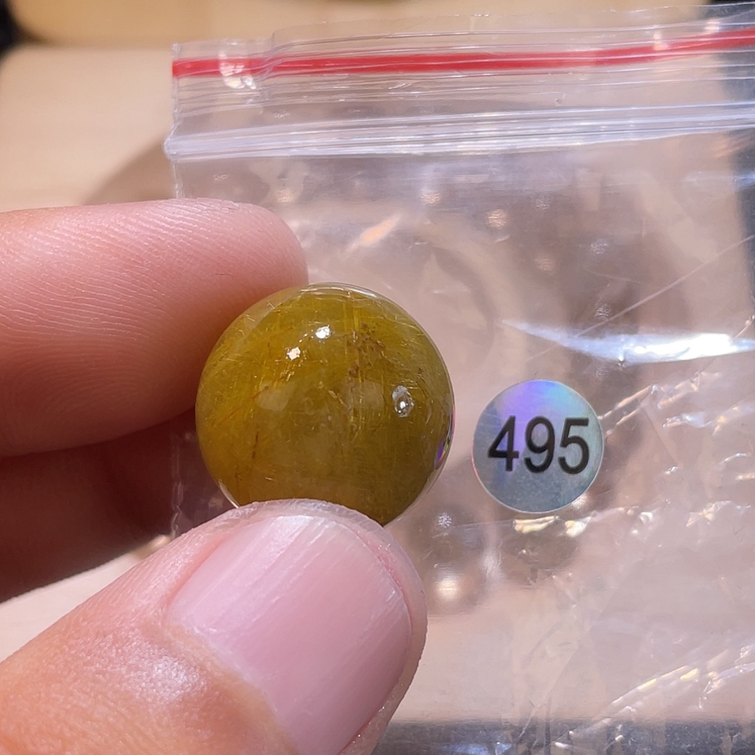 跟***通水晶未镶嵌手链发晶