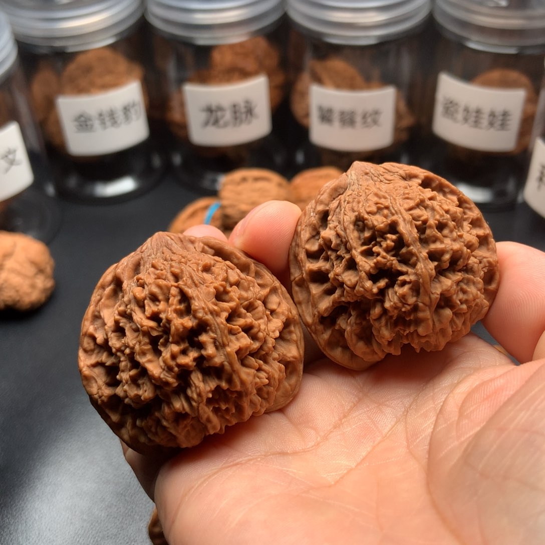 吊坠文玩核桃北***意满天星43➕