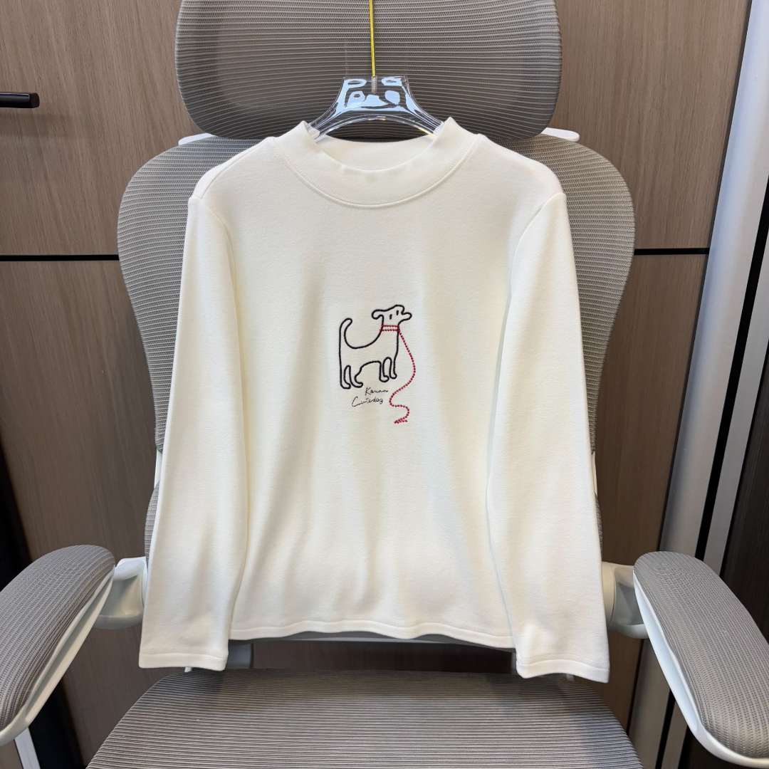 冬款韩版线条小狗冬季加厚女童打底衫 F306 306 H