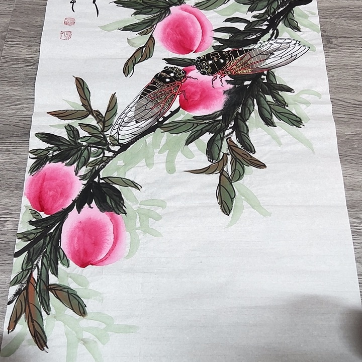 国画恭喜发财恭喜发财8888888