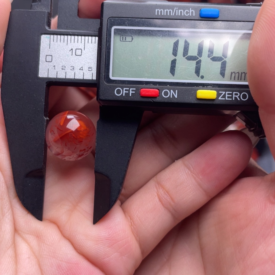 【闪购商品】南红玛瑙14➕飘花圆珠未镶嵌