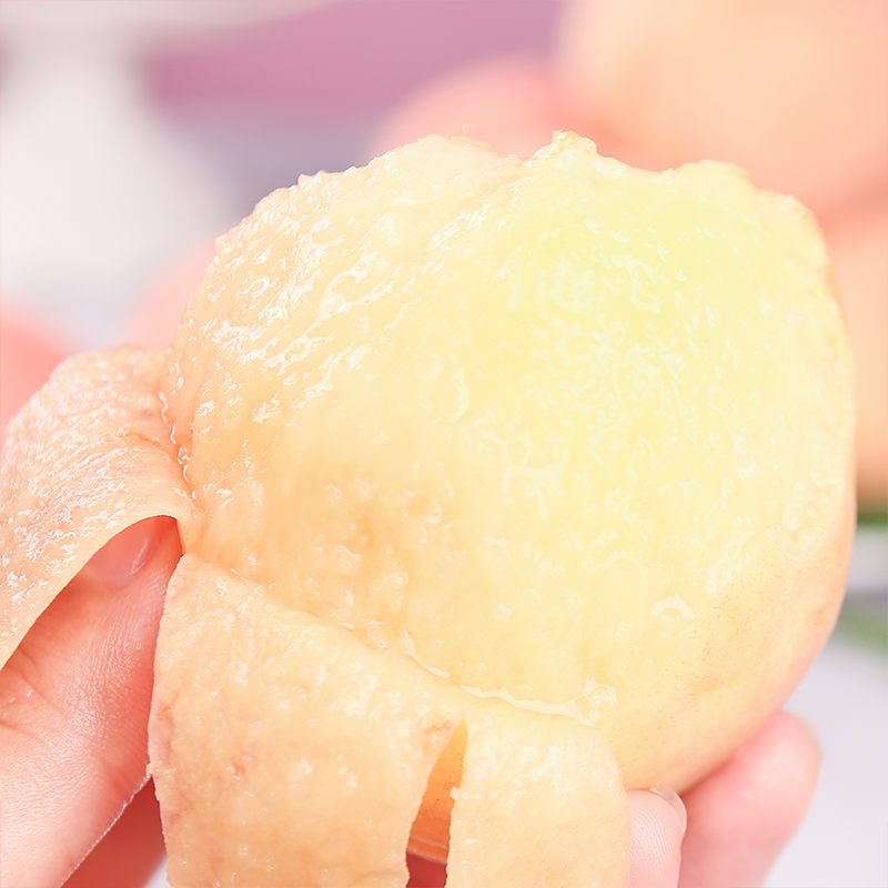 正宗无锡阳山水蜜桃3-4两 桃子次日达香甜爆汁水软硬两吃江苏省