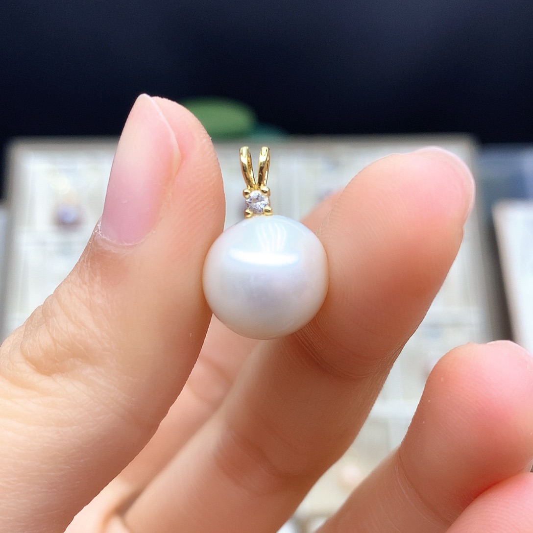 淡水珍珠颈饰合金