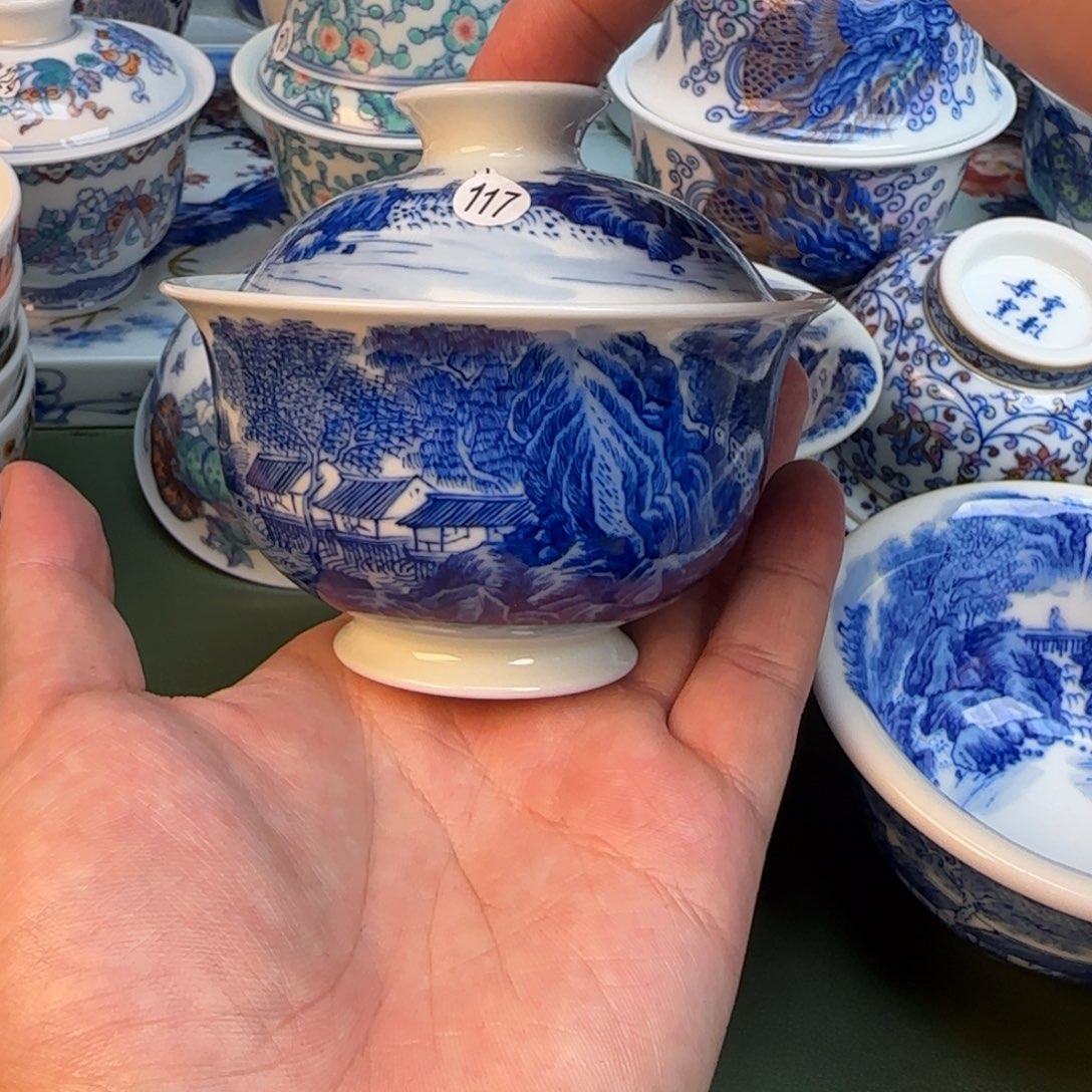 彦祖纯手工手绘茶具117