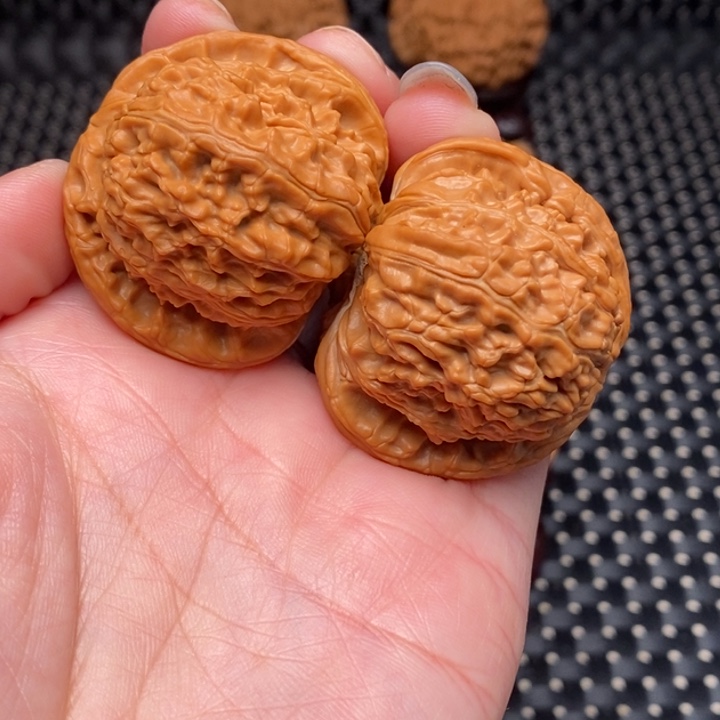 拿***哇吊坠文玩核桃8白狮子41