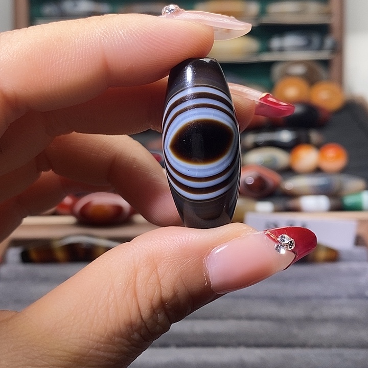 荆***号玛瑙/玉髓未镶嵌吊坠(不含链)