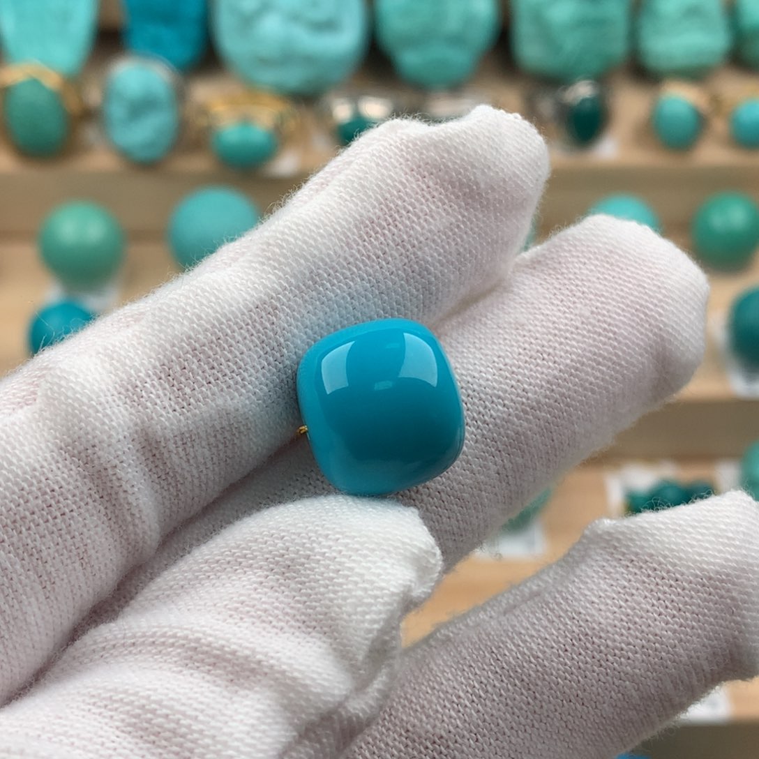 绿松石配饰未镶嵌13.6-12.1