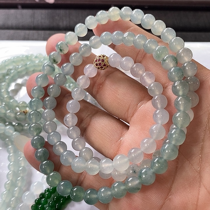 定制翡翠未镶嵌翡翠定制项链7
