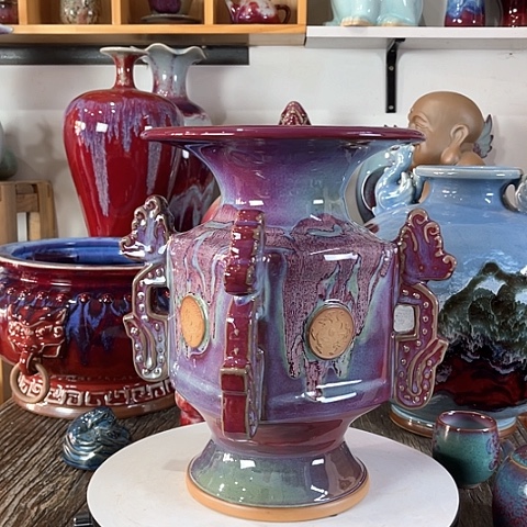 瓷片代*戈神垕镇钧瓷艺术