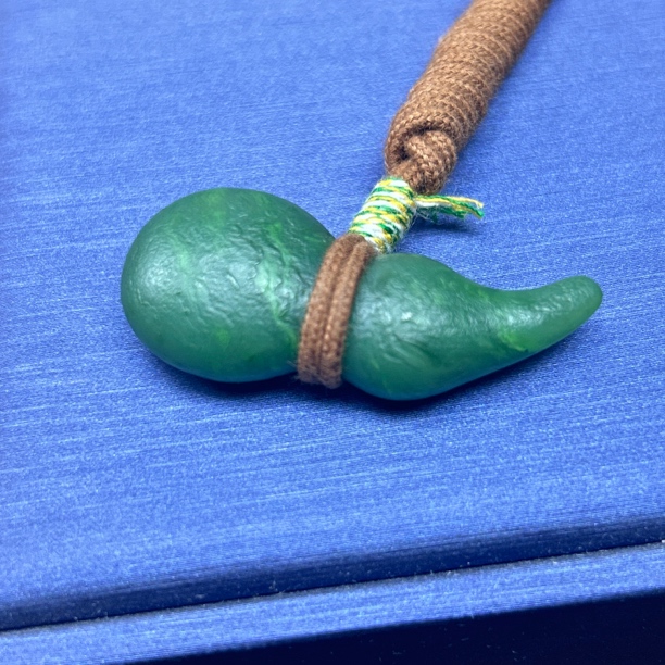 和田玉碧玉葫芦吊坠挂件