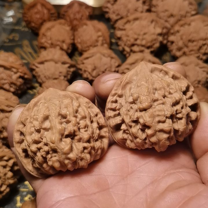 文玩核桃把件不*。官帽