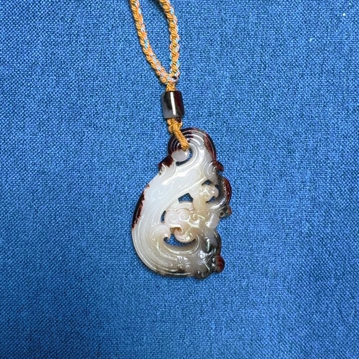 和田玉（糖玉）挂件未镶嵌