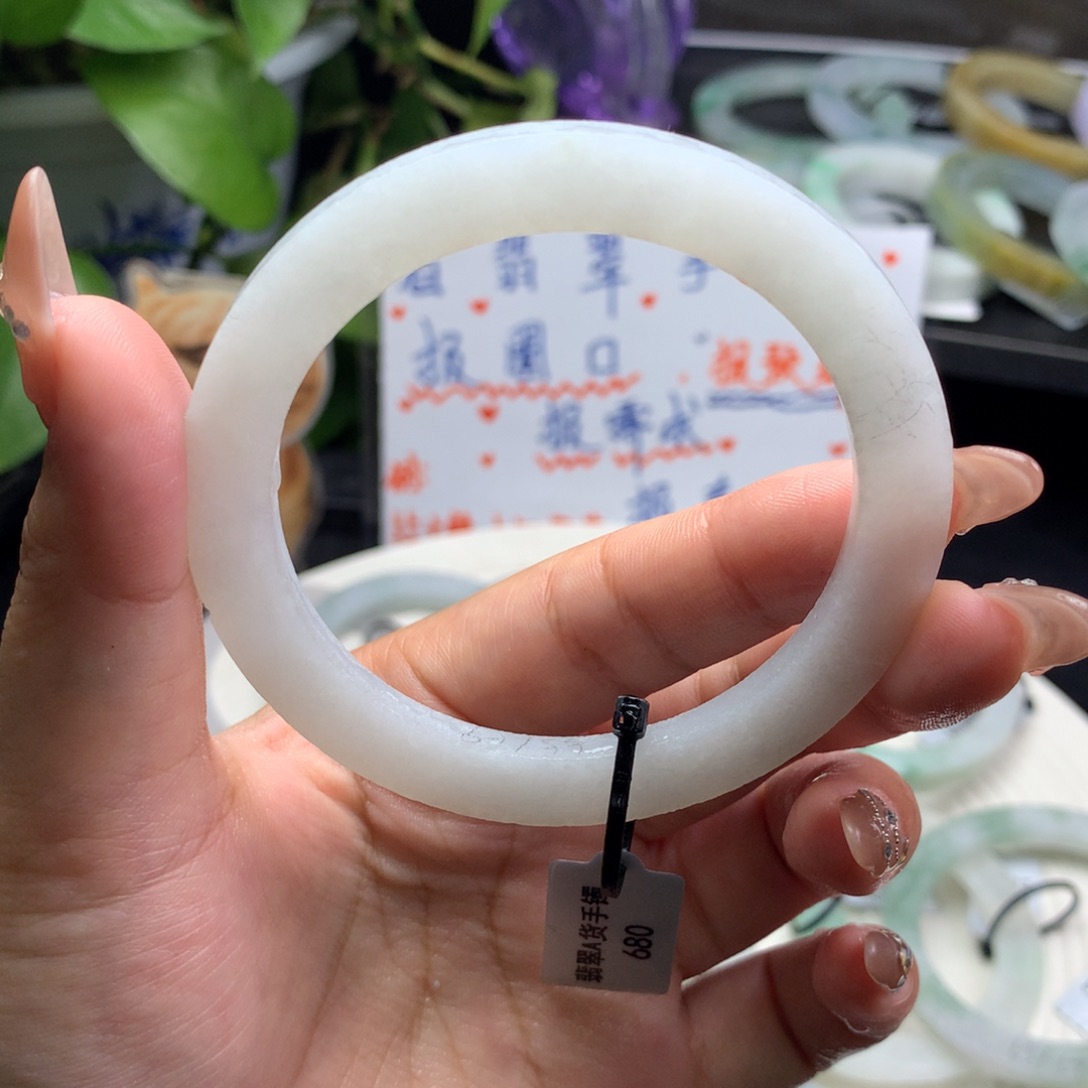 定制翡翠叮当镯未镶嵌55/59 