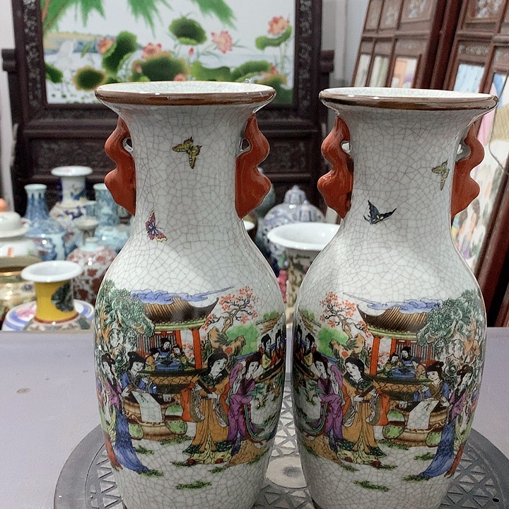 陶摆件博古架陶瓷摆件