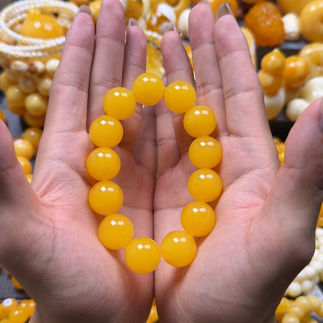 未镶嵌蜜蜡珠宝奇石同料17mm