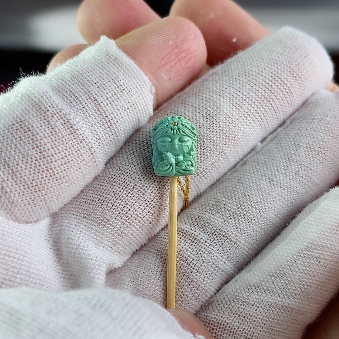 绿松石珠宝奇石未镶嵌