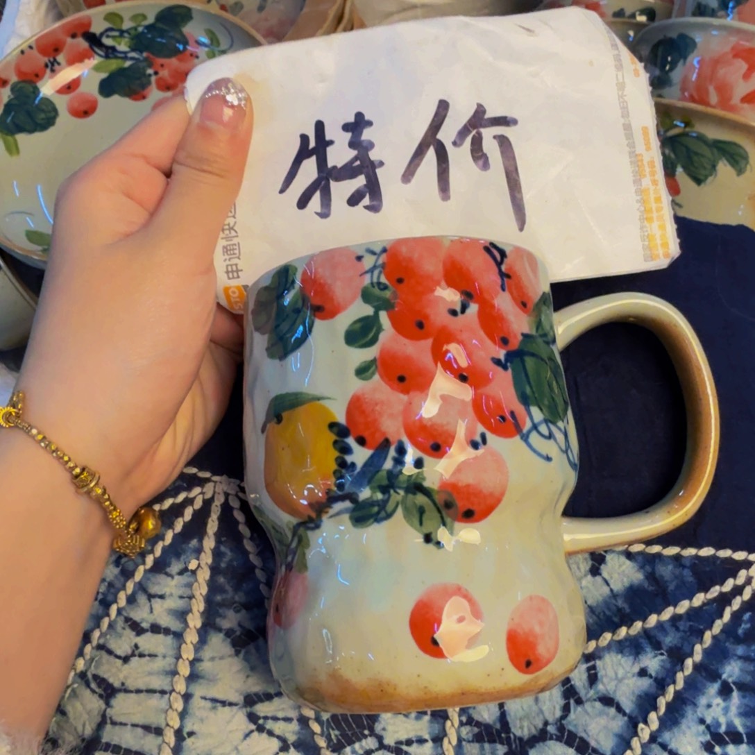 瓷片景德镇陶瓷手工手绘