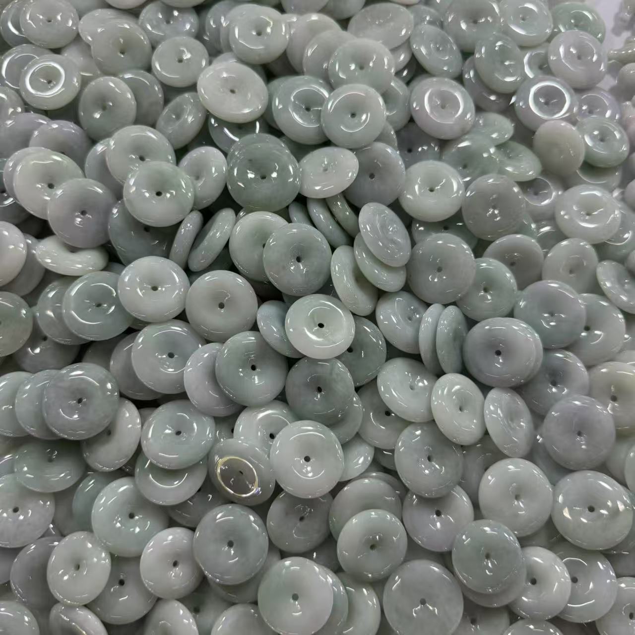 天然A货翡翠平安扣吊坠-b917-多样性发一 假一赔三