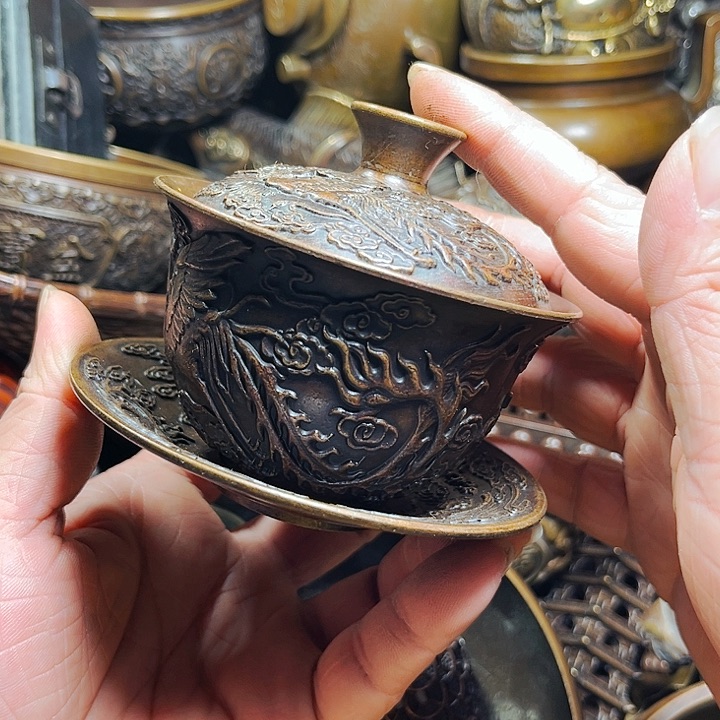 铜材质摆件收收藏藏