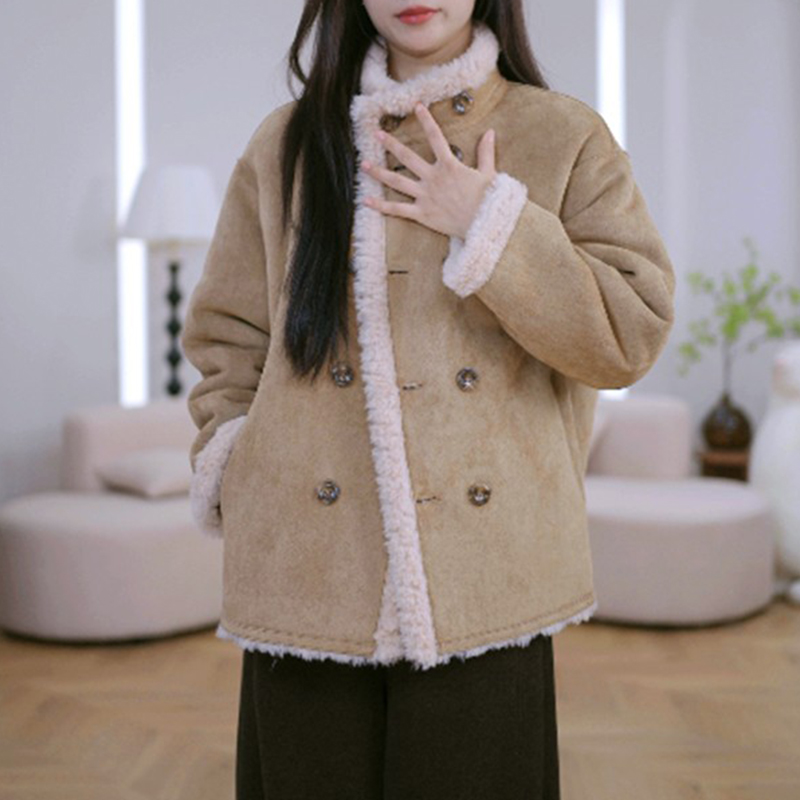 2025年秋冬季新款韩版时尚高级感棉服外套